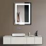 LED Mirror Illuminated Lighted Bathroom Wall Vanity Large Mirror with Touch Button