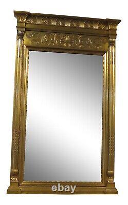 LF41752EC HENREDON Large Gold Leaf Mirror