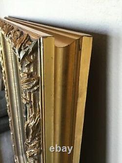 LaBarge Italian style large gold wall mirror / excellent condition, vintage 1984