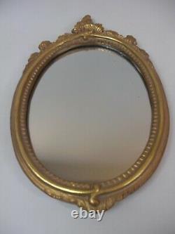 Large 17 Ornate Oval Victorian Rococo Gold Gilt Wall Mirror Grand Tour Style
