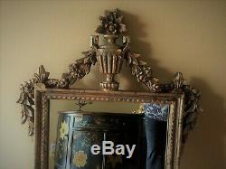 Large Antique Mirror Large Decorative Mirror for Wall Mirror Gold Ornate