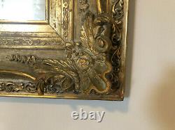 Large Antique Style Ornate Scroll Gold Wall Hanging Mirror 66 X 42