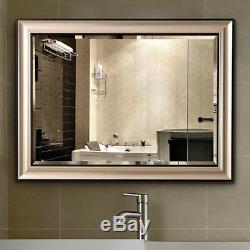Large Bath Glass Mirror Wall Mount Mirrors Frameless Hanging Makeup Mirrors US
