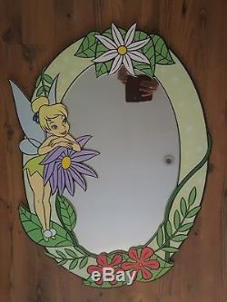 Large Disney Tinkerbell Mirror Wall Mirror Hard to Find