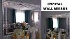 Large Diy Crystal Wall Mirror Using Crystal Tiles Decorating Idea 2021