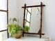 Large Faux Bamboo Wall Mirror