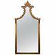 Large French Louis XV Giltwood Shaped and Foliate Wall Mirror, circa 1930