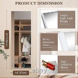 Large Full Body Mirror 47x14 Wall Mounted Mirror for Bedroom & Living Room