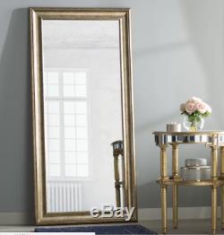 Large Full Length Floor Mirror Leaning, Large Leaning Floor Mirror Gold