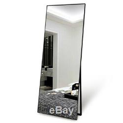 Large Full Length Floor Mirror Leaning Wall Leaner Living Bedroom Standing Fold