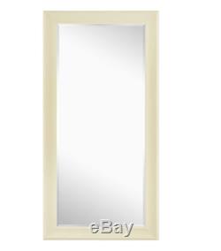Large Full Length Floor Mirror Leaning Wall Living Bedroom Dressing Room Cream