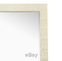 Large Full Length Floor Mirror Leaning Wall Lounge Gold Mosaic Ornate Frame New
