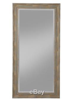 Large Full Length Mirror Distressed Weathered Farmhouse Floor Wall Dressing New