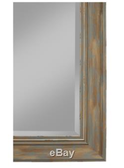 Large Full Length Mirror Distressed Weathered Farmhouse Floor Wall Dressing New