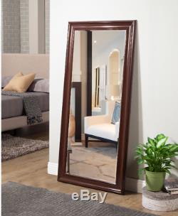 Large Full Length Mirror Wall Hang Leaner Bedroom Lounge Cherry Standing New