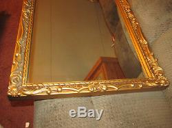 Large Gold Beautiful Wall Mirror 35'' x 23'