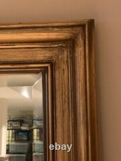 Large Gold Framed Floor Or Wall Mirror