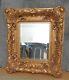 Large Louis XIV Wood/Resin 31x35 Rectangle Beveled Framed Wall Mirror