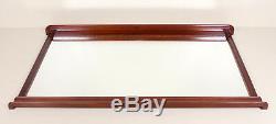 Large Mahogany Wall ERNEST MENARD Overmantle Sideboard Bevelled Mirror French