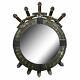 Large Medieval Knight Throne Of Swords Valyrian Steel Blades Round Wall Mirror