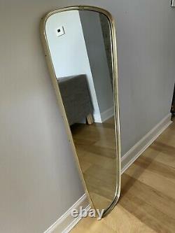 Large Mid Century Modern Schon Form Wall Asymmetrical Mirror From West Germany