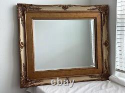 Large Mirror Ornate Multilayered Carved Gold Frame