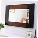 Large Mirror for Wall Decor, 24 x 36 Decorative Wall Mirror with Wood