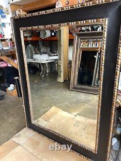 Large Mirror with Gilded Wood Frame