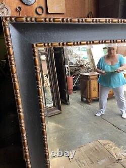 Large Mirror with Gilded Wood Frame