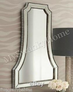 Large Neiman Marcus 40 Venetian Wall Mirror Glass Vanity Arch HORCHOW Cattaneo