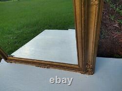 Large Ornate Gold Hollywood Regency Wall Mirror 31.5x43.5