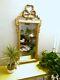 Large Regal Vintage Gold Gilt Rococo Baroque Style Bow Wall Mirror
