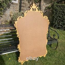 Large Rococo Giltwood Framed Wall Mirror 5ft x 3ft 2 (Louis XV Italian)