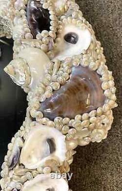 Large Rococo Style Grotto Shell Mirror