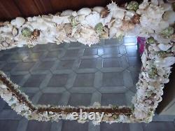 Large Sea Shell Mirror Used Ready to Hang