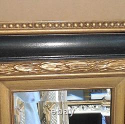 Large Solid Wood 18x20 Rectangle Beveled Custom Framed Wall Mirror