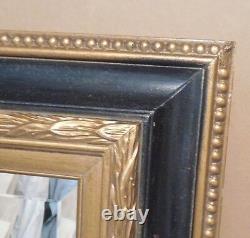 Large Solid Wood 18x20 Rectangle Beveled Custom Framed Wall Mirror