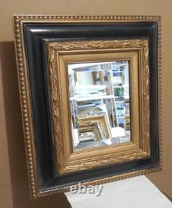 Large Solid Wood 18x20 Rectangle Beveled Custom Framed Wall Mirror