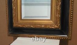 Large Solid Wood 18x20 Rectangle Beveled Custom Framed Wall Mirror