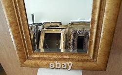 Large Solid Wood 21x25 Rectangle Beveled Custom Framed Wall Mirror