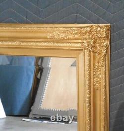 Large Solid Wood 27x35 Rectangle Beveled Custom Framed Wall Mirror