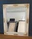 Large Solid Wood 29x33 Rectangle Beveled Custom Framed Wall Mirror