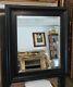 Large Solid Wood 29x33 Rectangle Beveled Custom Framed Wall Mirror