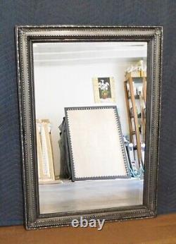 Large Solid Wood 29x41 Rectangle Beveled Custom Framed Wall Mirror