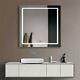 Large Square 32 LED Lighted Vanity Bathroom Mirror Touch Button Wall Bar Mirror