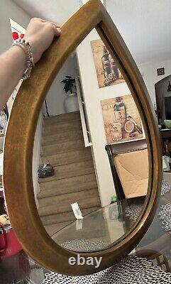 Large Tear Drop Gold Wall Mirror Boho/Moroccan