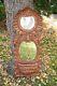 Large Vintage Chapman Spain Gilded Carved Wood Mirror Shell Wall Pocket Planter