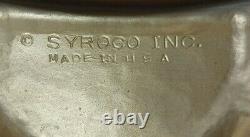 Large Vintage Syroco 4010 Federal Eagle Convex Wall Hanging Mirror 28