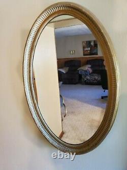 Large Vintage Windsor Art USA Oval Wall Mirror 18 x 30