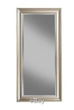 Large Wall Mirror Silver Frame Rectangle Living Room Entryway Bedroom Furniture